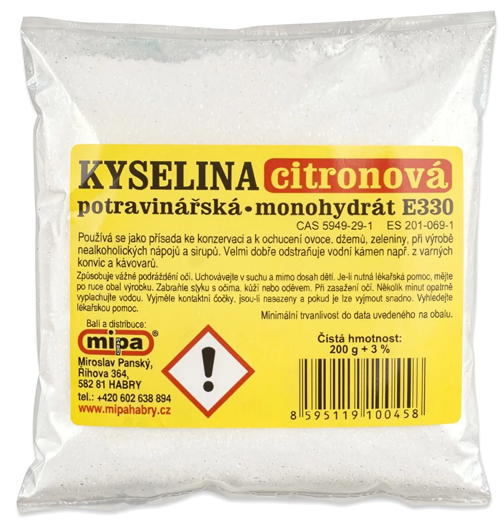 Kyselina citronová MIPA HABRY